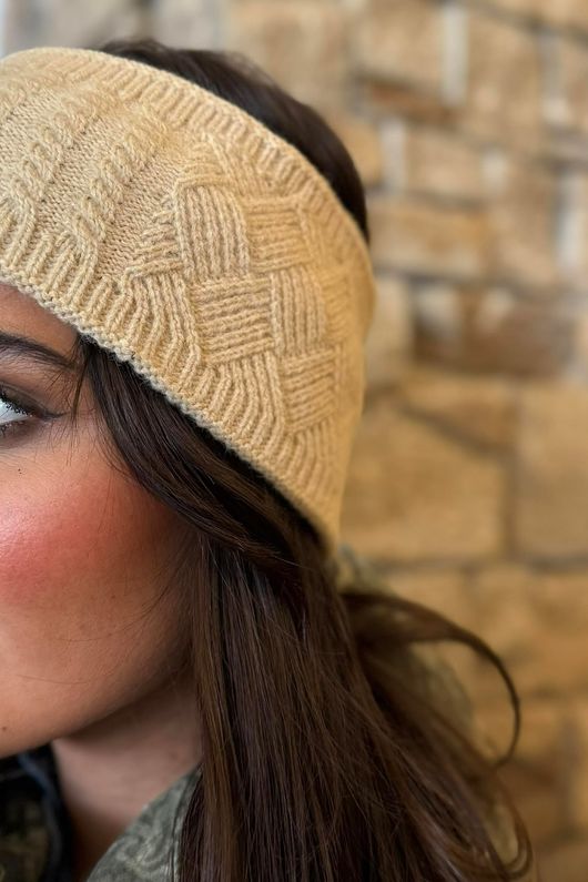 Balmoral Stretch Knit Headband Stone /20=